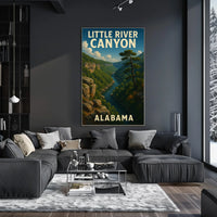 Little River Canyon, Alabama Poster