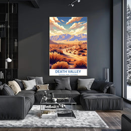 Death Valley Desert Escape National Park Poster
