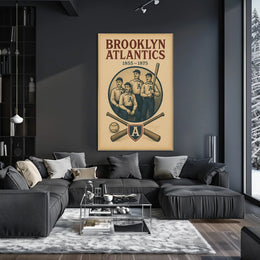 Brooklyn Atlantics Baseball Team Poster