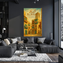 Al Balad The Colorful Old City Of Poster
