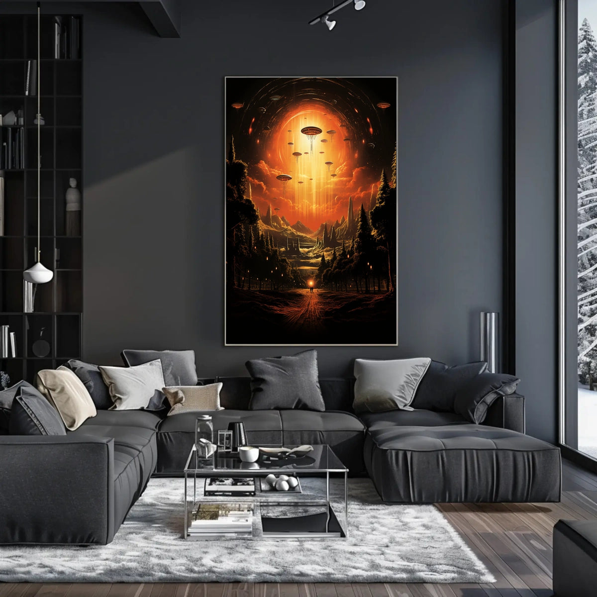 Celestial Arrival Poster