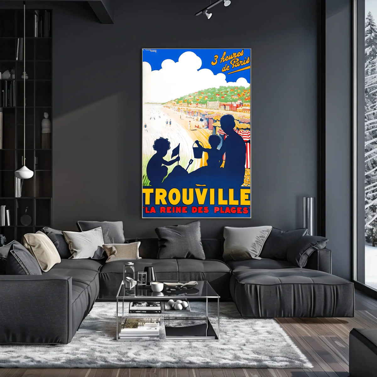 Trouville La Reine Des Plages Poster