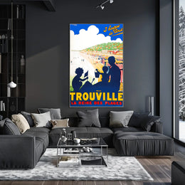 Trouville La Reine Des Plages Poster