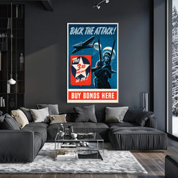 Back the Attack! Buy War Bonds Poster PosterGoat