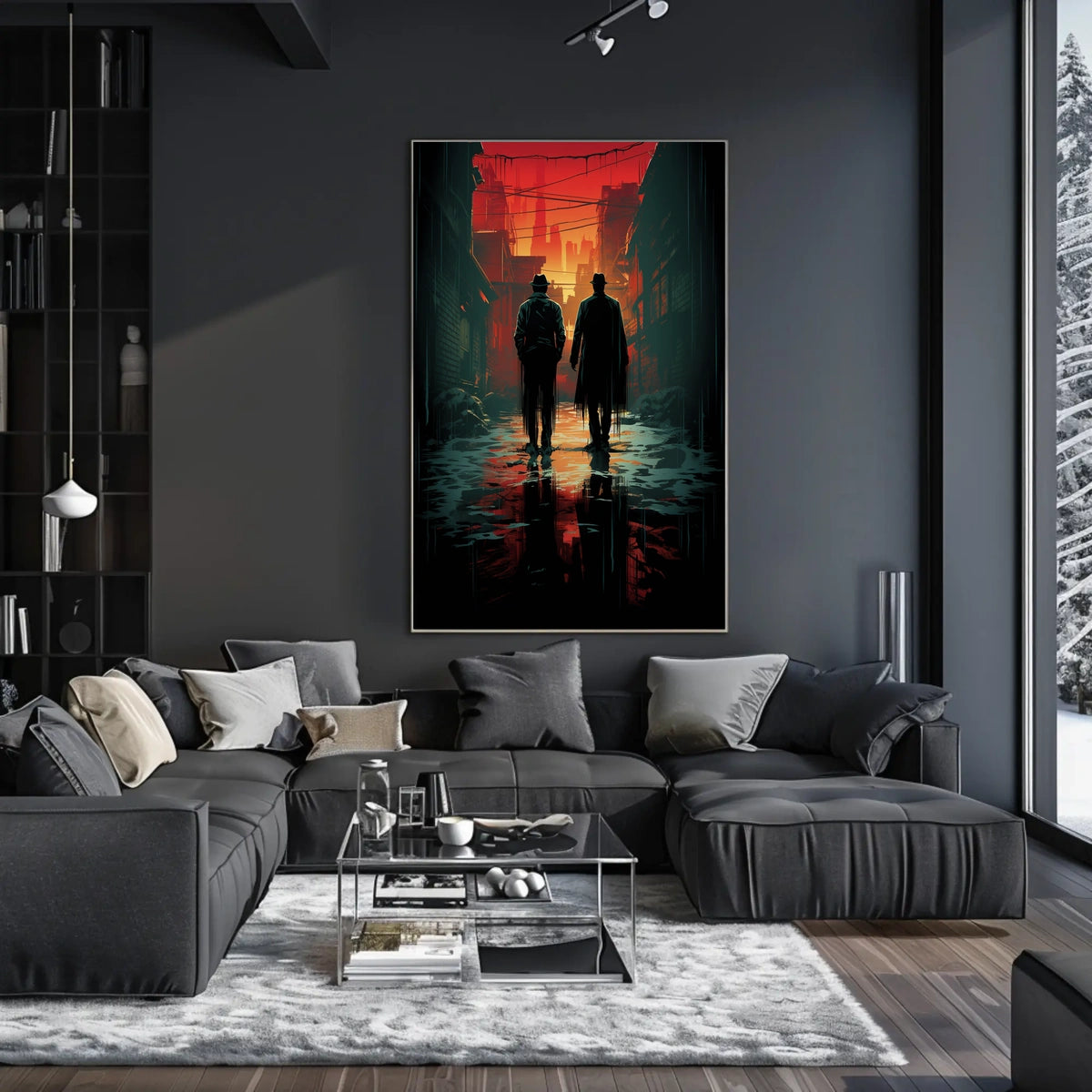 Shadows In The Alley Poster