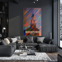 Biddeford Maine Scenic Realism Wanderlust Poster