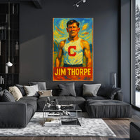 Jim Thorpe Athletic Icon Poster