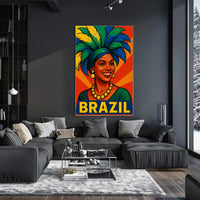 Vibrant Brazil Celebration Poster