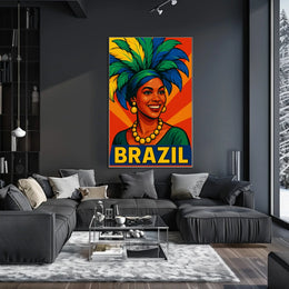 Vibrant Brazil Celebration Poster
