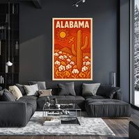 Alabama Vibrant Landscape Poster