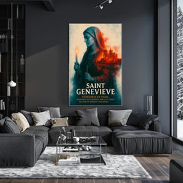 Saint Genevieve Patroness Of Paris Poster