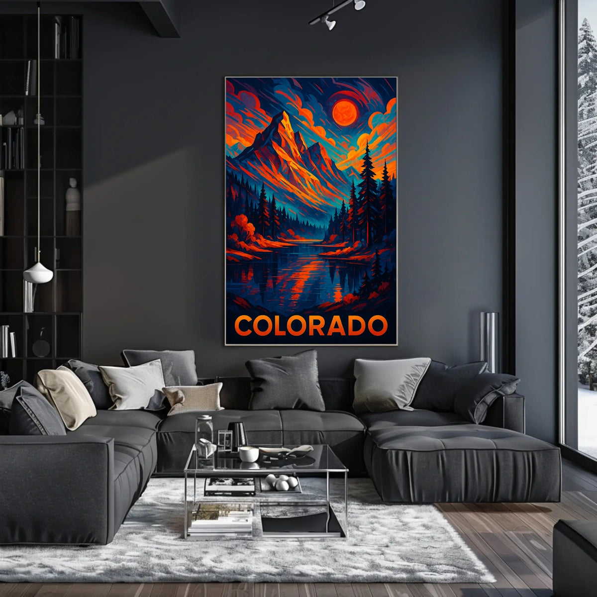Colorado A Vibrant Landscape Poster