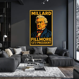 Millard Fillmore 13th President Poster