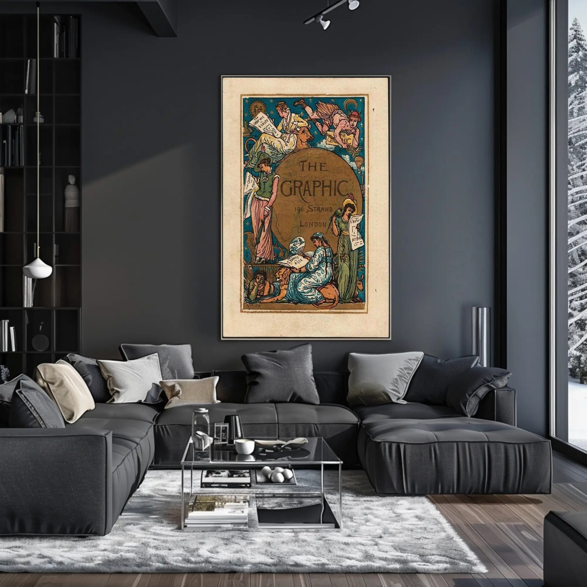 The Graphic: A Victorian Illustration Poster PosterGoat