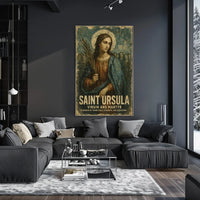 Saint Ursula Religious and Educational Art Poster