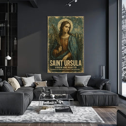Saint Ursula Religious and Educational Art Poster