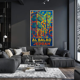 Al Balad The Colorful Old City Of Poster
