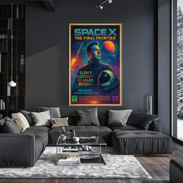 Spacex The Final Frontier Poster