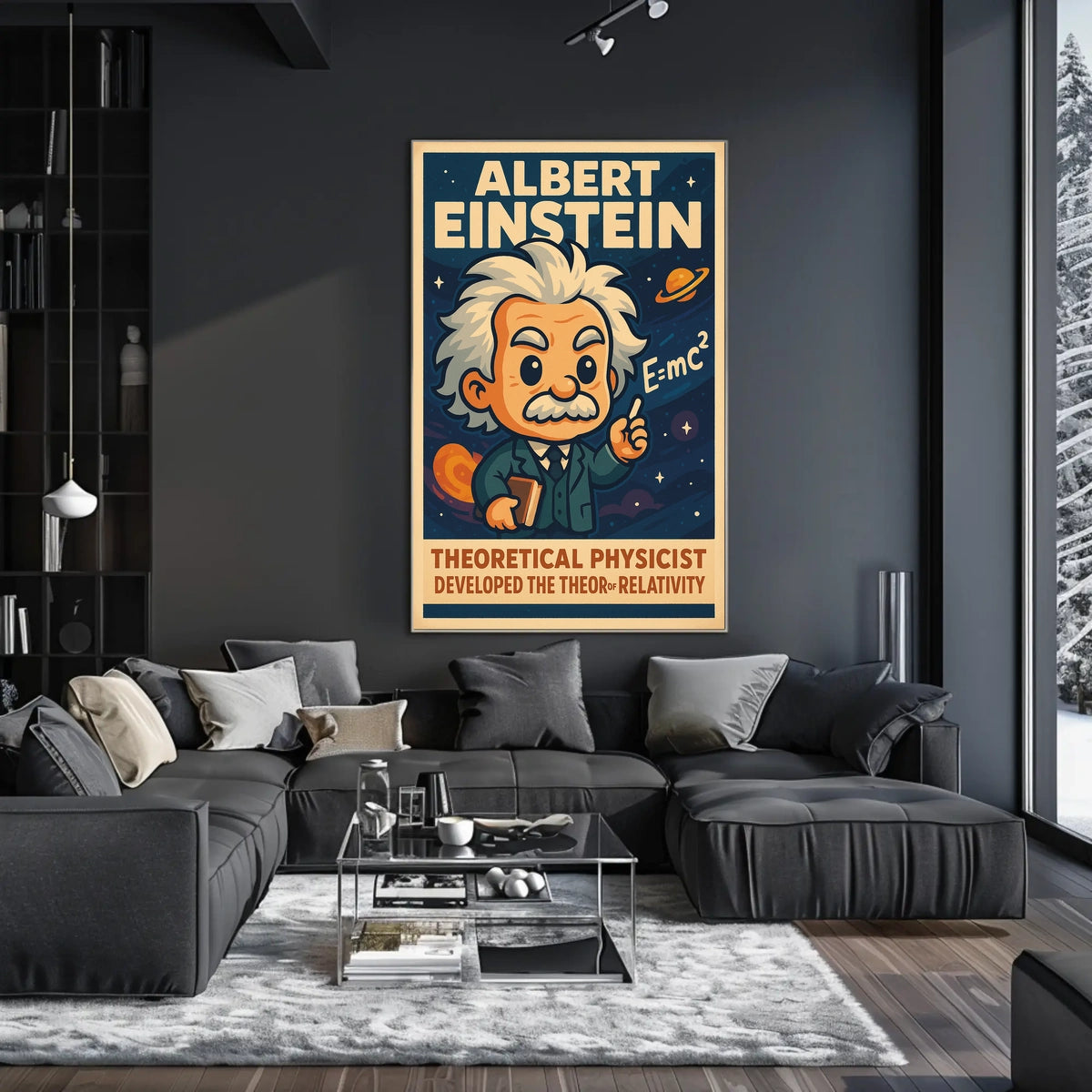 Albert Einstein Theoretical Physicist Poster