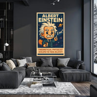 Albert Einstein Theoretical Physicist Poster