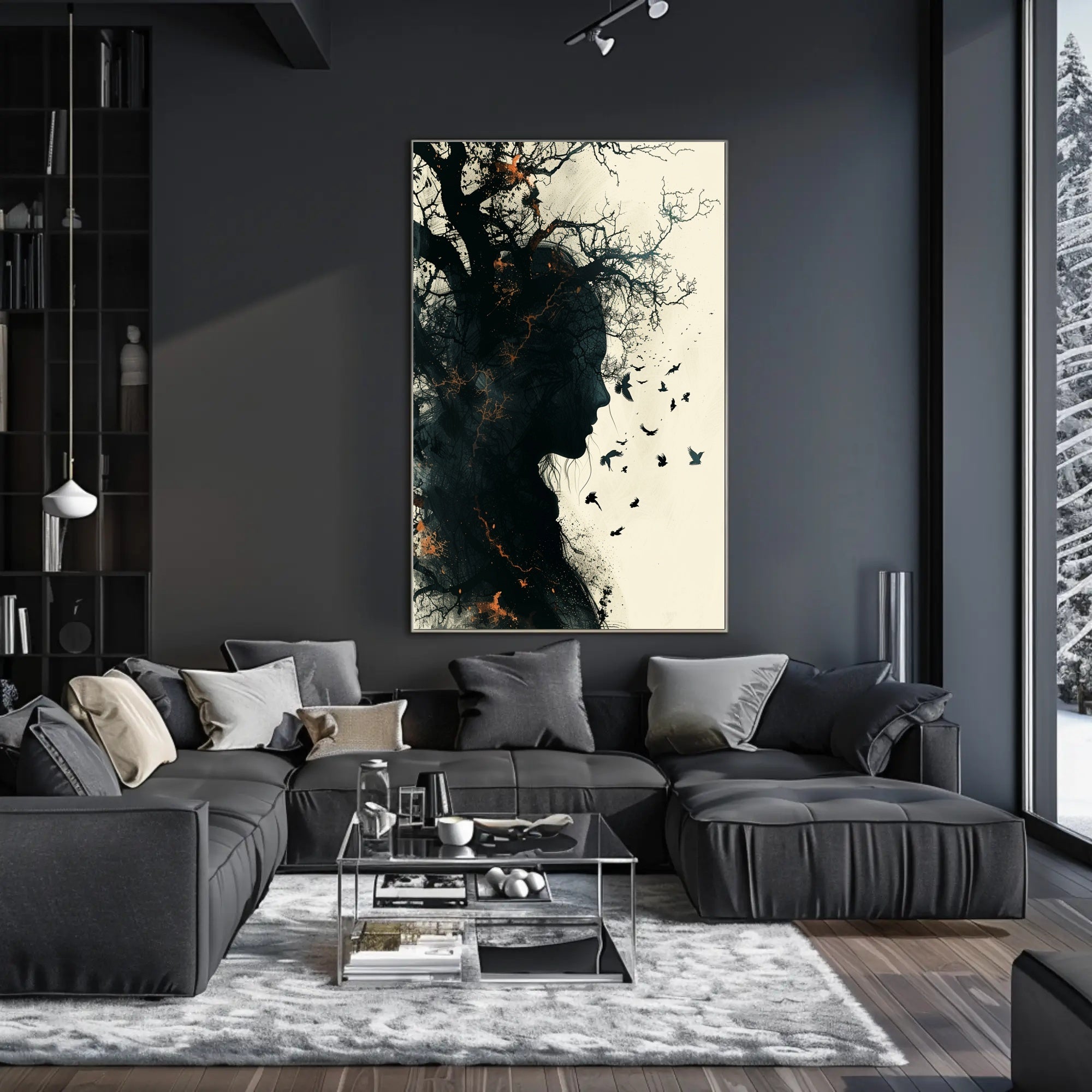 Nature's Silhouette Poster PosterGoat