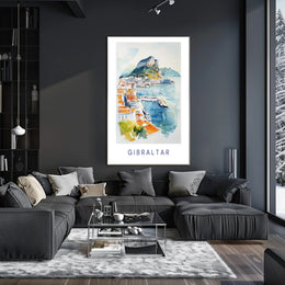 Scenic View of Gibraltar Poster PosterGoat