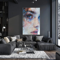 Mystical Medieval Cloaked Figure Fantasy Art Poster PosterGoat