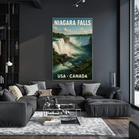 Niagara Falls Travel Photorealism Serenity Poster