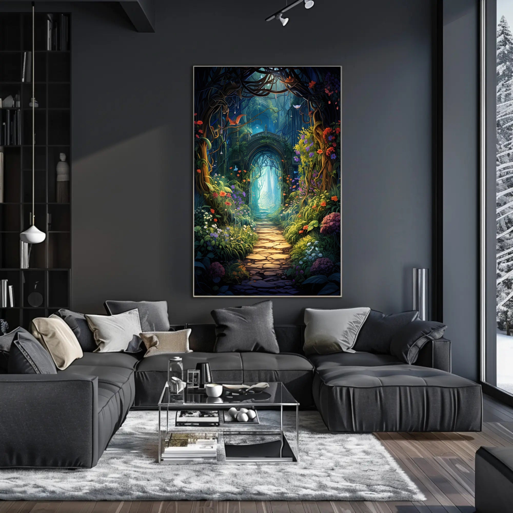 Enchanted Garden Pathway Poster