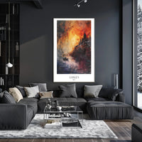 Ganges at Sunset Poster PosterGoat