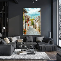 Albania Gjirokaster Historic Stone Streetspng Poster