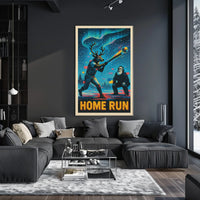 HOME RUN Fantasy Baseball Poster