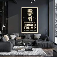 Donald Trump 47th President Poster