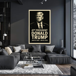 Donald Trump 47th President Poster