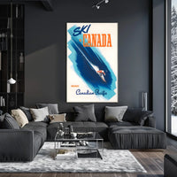 Ski in Canada Poster