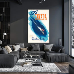 Ski in Canada Poster