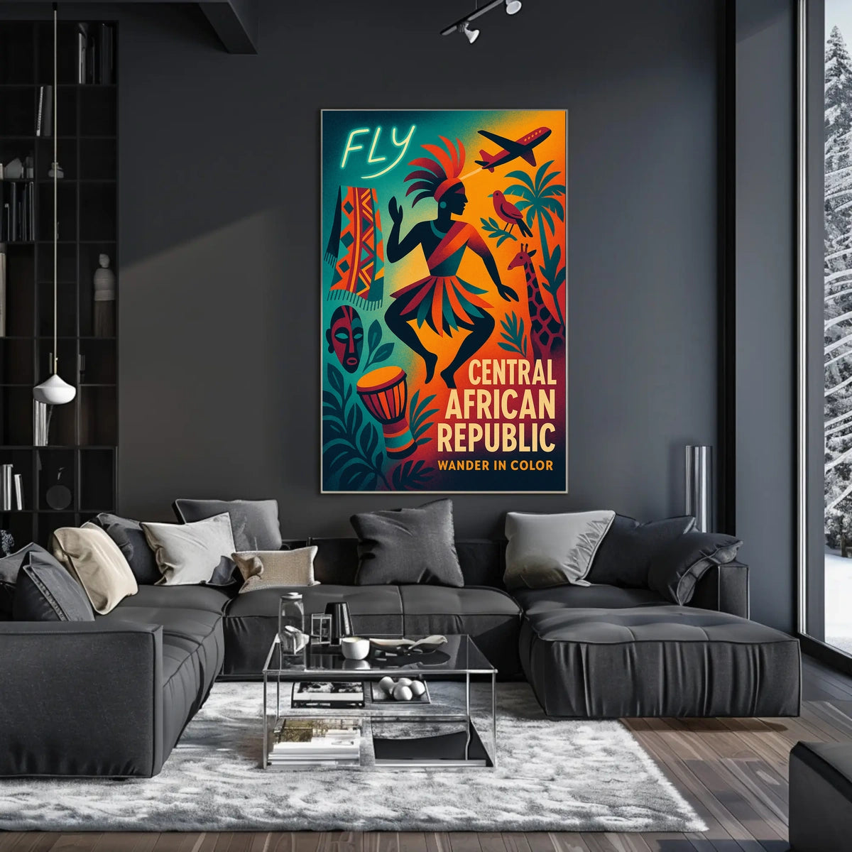Fly to the Central African Republic Poster