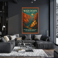 Wadi Doan Explore YemenS Timeless Poster