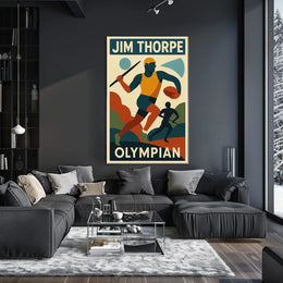 Jim Thorpe Olympian Poster