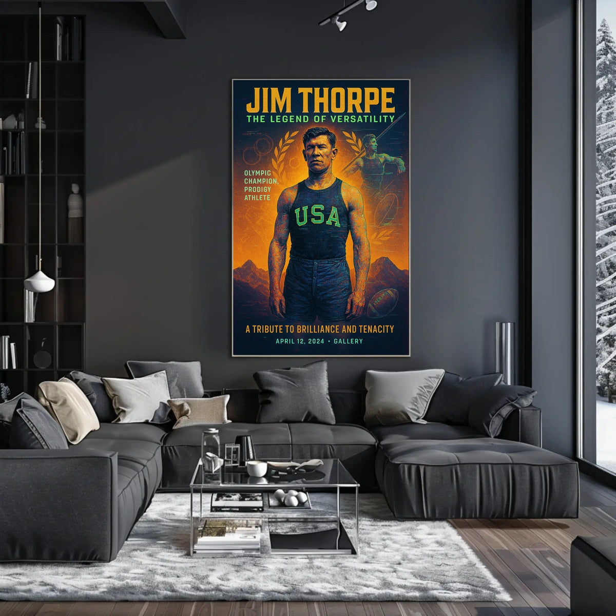 Jim Thorpe The Legend of Versatility Poster