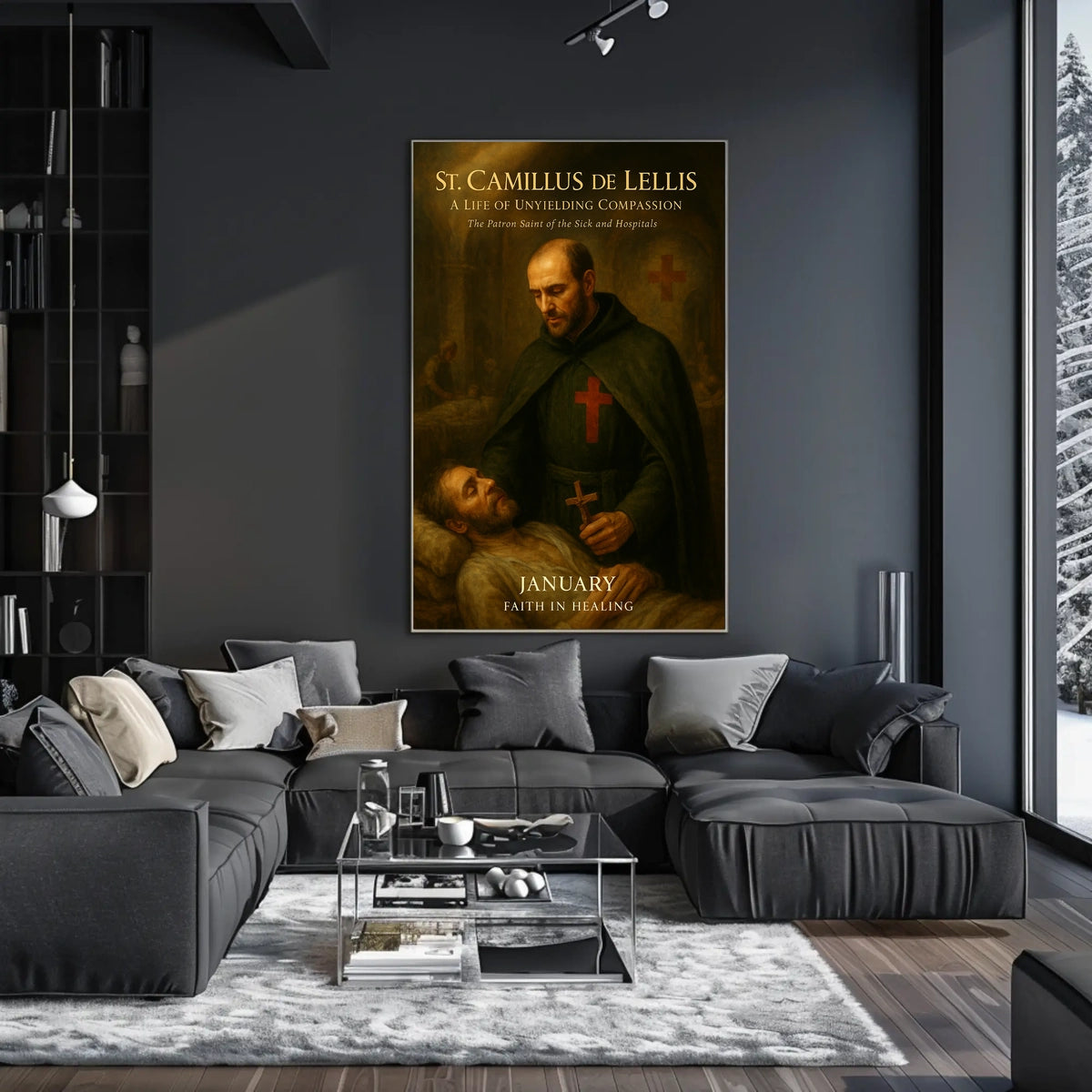 St. Camillus de Lellis Patron of the Sick and Hospitals Poster