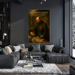 St. Camillus de Lellis Patron of the Sick and Hospitals Poster