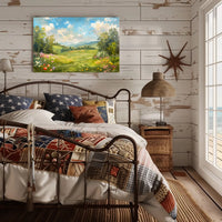 Serene Meadow Blossoms Poster
