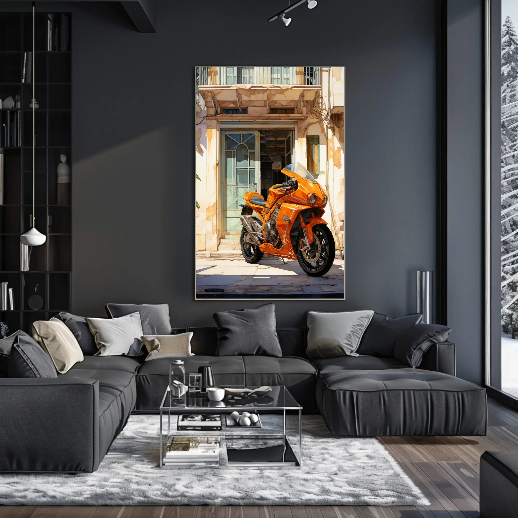 The Vibrant Ride Poster PosterGoat