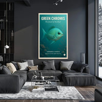 Green Chromis The Jewel Of The Reef Poster