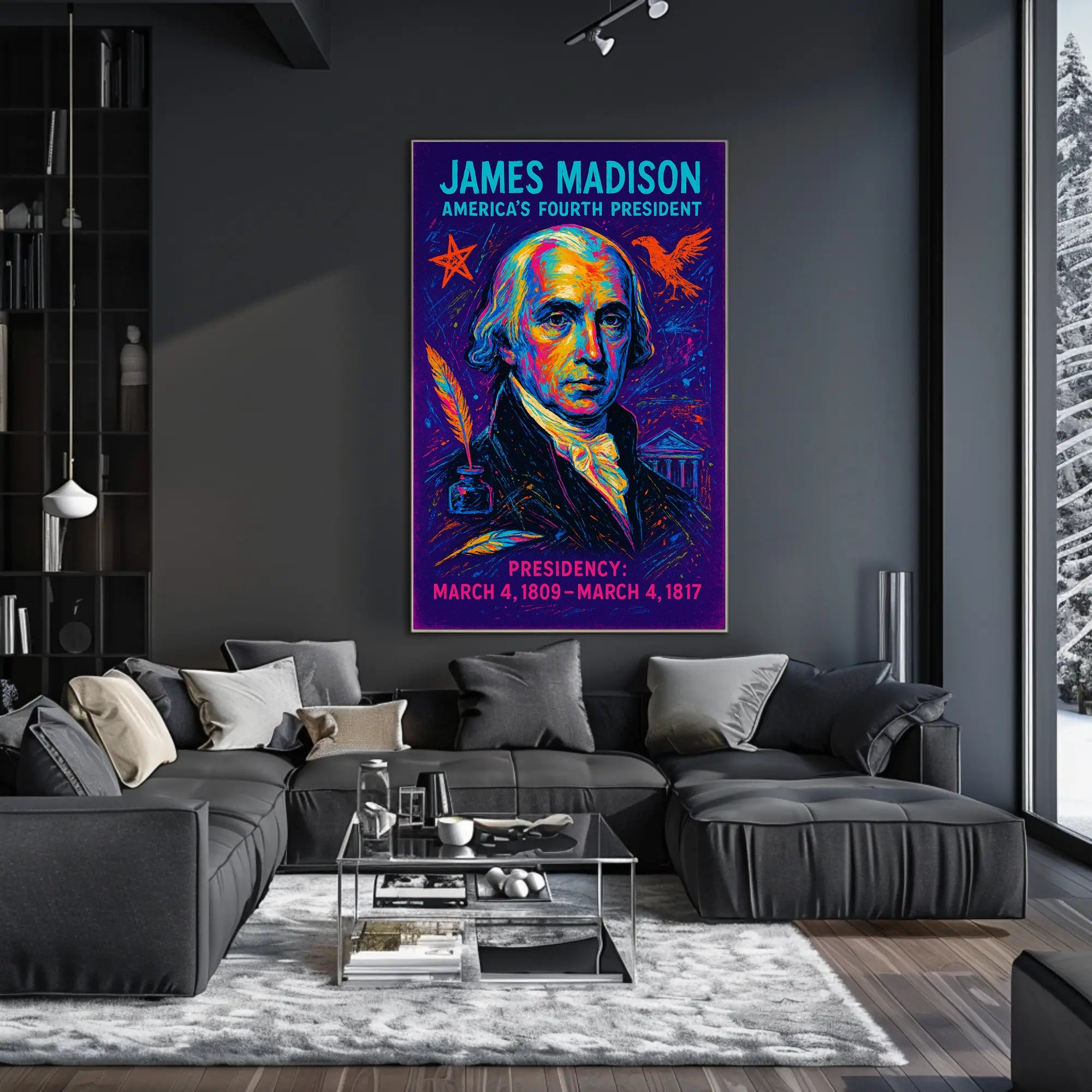 James Madison 4Th President Poster