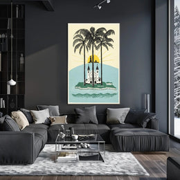 Tropical Sunrise Over Malang Poster PosterGoat