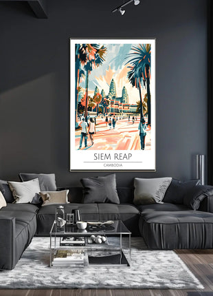 Siem Reap Adventure Travel Poster