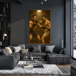 The Boxing Match Poster