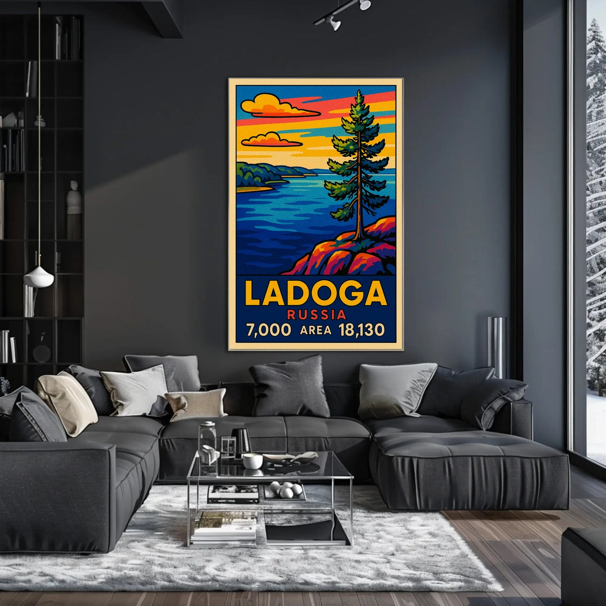 Lake Ladoga Russia Poster